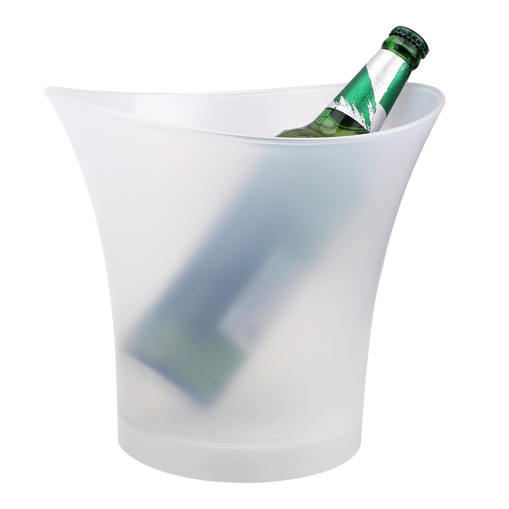 Champagne Beer Bucket 5L LED Light Up New Waterproof Plastic LED Ice Bucket