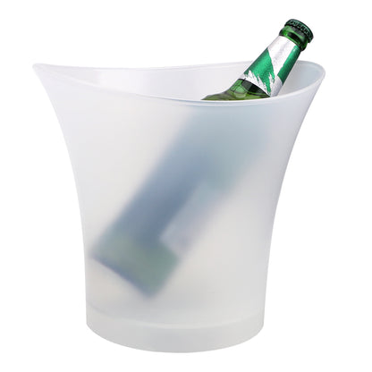 Champagne Beer Bucket 5L LED Light Up New Waterproof Plastic LED Ice Bucket