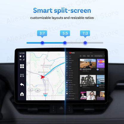 OTTOCAST P3 PRO AI Box Android TV Box for HDMI out Wireless CarPlay Android Auto Car Accessories for Toyota VW Honda Kia Benz