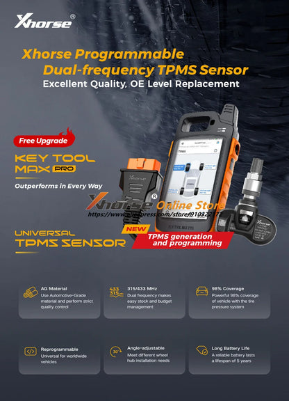 Xhorse VVDI Key Tool Max Pro with MINI OBD Tool Function Work with DOLPHIN XP-005, XP005L, Condor MINI Plus, MINI Plus II