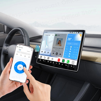 OTTOCAST P3 PRO AI Box Android TV Box for HDMI out Wireless CarPlay Android Auto Car Accessories for Toyota VW Honda Kia Benz