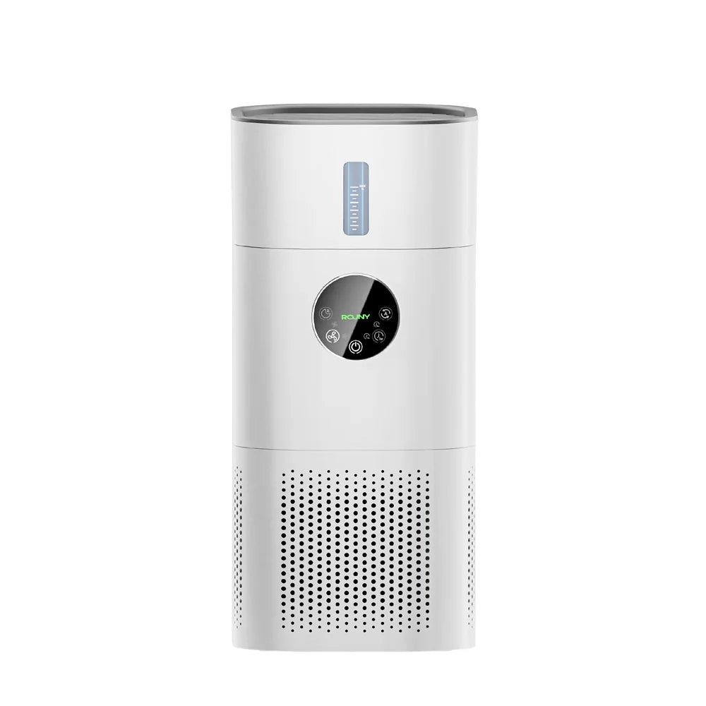 2-in-1 H13 True HEPA Air Purifier & Humidifier Combo, Pet Odor/Smoke/Allergies, 360° Air Intake, Quiet 25dB, 20~50㎡, White