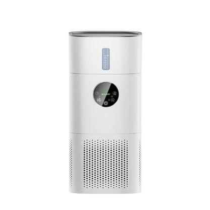 2-in-1 H13 True HEPA Air Purifier & Humidifier Combo, Pet Odor/Smoke/Allergies, 360° Air Intake, Quiet 25dB, 20~50㎡, White