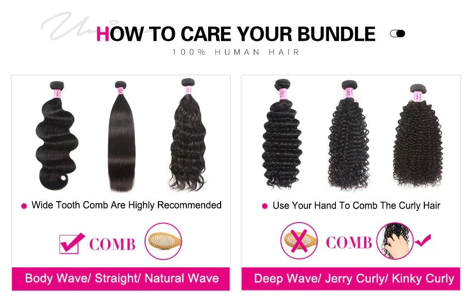 Unice Hair Yaki Straight Hair Bundles 1/3/4 PCS Bundles 100% Human Hair Sew In Quick Weaves Hair Extensions 100G Per Bundle