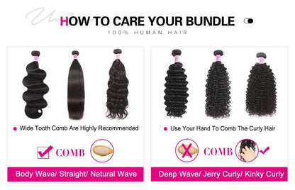 Unice Hair Yaki Straight Hair Bundles 1/3/4 PCS Bundles 100% Human Hair Sew In Quick Weaves Hair Extensions 100G Per Bundle