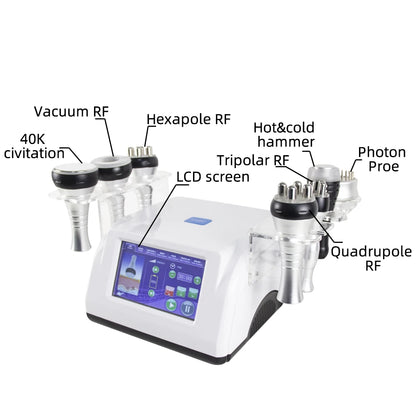 New Arrival 7 in 1 Body Shape Vacuum Cavitation Rf Body Slim Machine