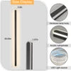 Outdoor Wall Light for House Modern Black LED  Exterior  Wall SconceWarm Light Wall Mount Lighting for Doorway Garden Garage