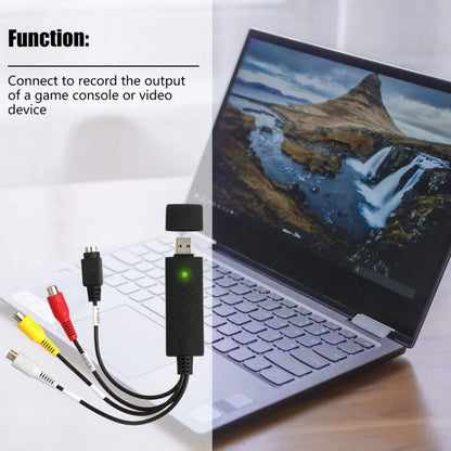 USB2.0 VHS To DVD Converter Convert Analog Video To Digital Format Audio Video DVD VHS Record Capture Card quality PC adapter