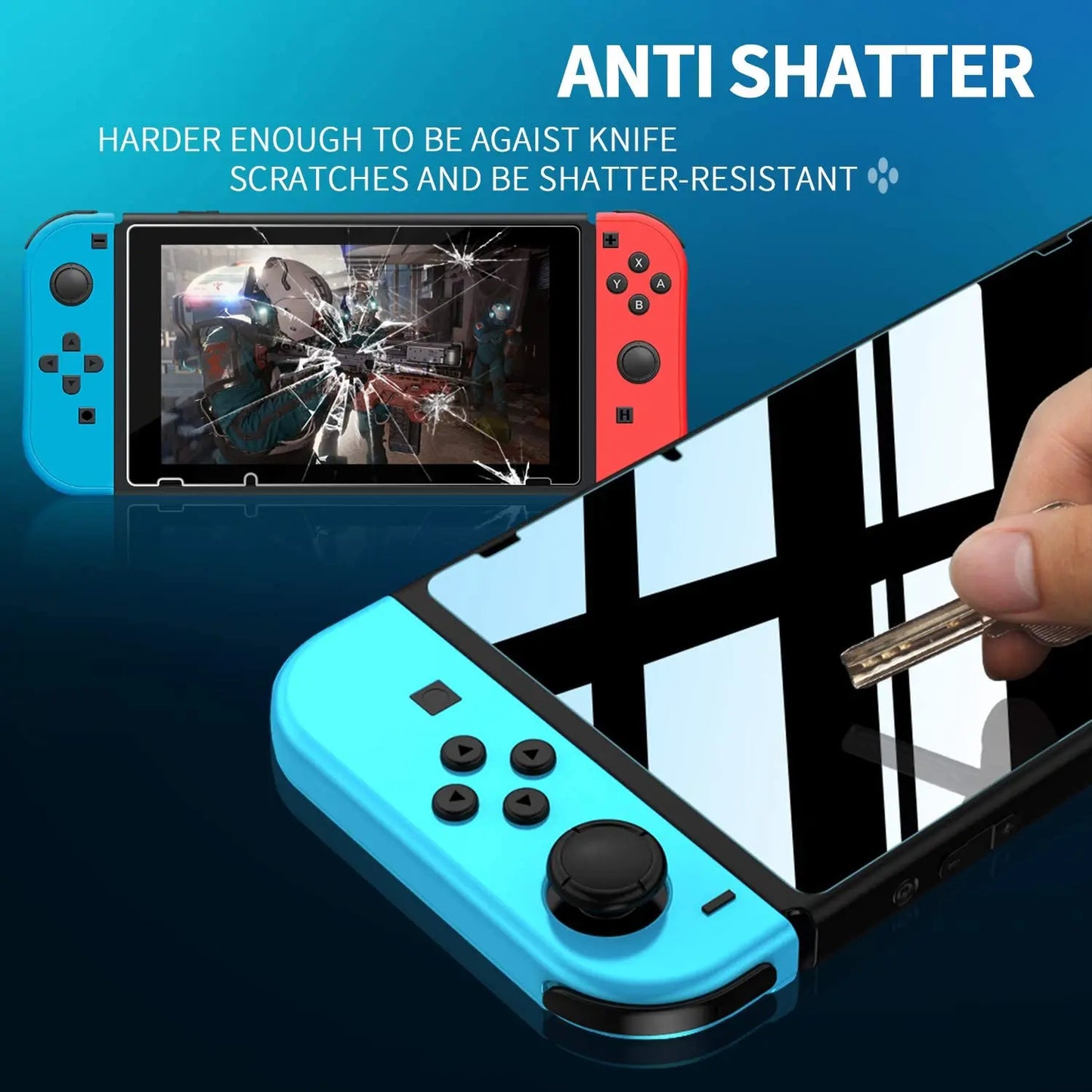 1/2/3PCS Protective Glass For Nintend Switch Tempered Glass Screen Protector for Nintendos Switch Oled Lite NS Accessories Film