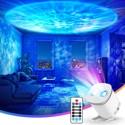 Indoor Smart Lights ABS Nebula Night Lights Projector Lamp With Remote Control for Bedroom