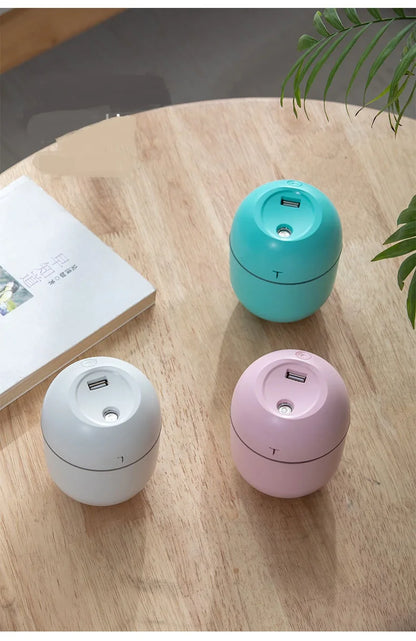 New 220ML Mini Air Humidifer Portable Ultrasonic Aroma Essential Oil Diffuser USB Mist Maker Aromatherapy Humidifiers for Home