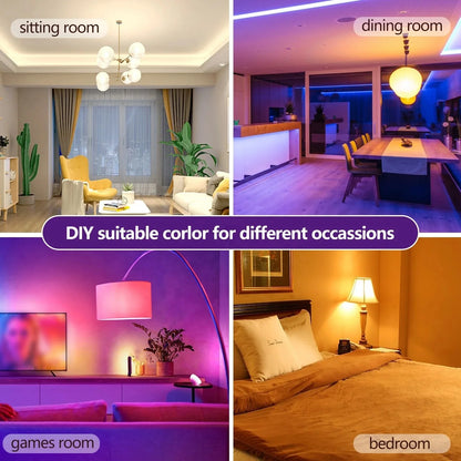 110V  220V RGBW CCT Led Light  E27 Dimming Control Surplife Tuya APP Wifi Smart LED Lighting Bulb