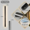 Outdoor Wall Light for House Modern Black LED  Exterior  Wall SconceWarm Light Wall Mount Lighting for Doorway Garden Garage