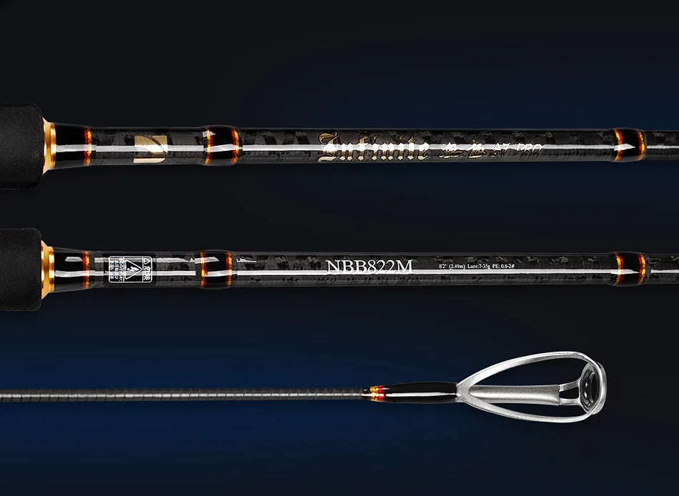 NOEBY Shore Jigging Fishing Rod 2.49m 2.75m 2.9m Fuji Guide Reel Seats Inshore Jigging Spinning Rod Saltwater Fishing Rod