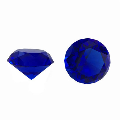 1 Piece All Colors 30mm/40mm/50mm Crystal Faceted Diamond Paperweight Table Decoration Mother's Day Gift Safe Package