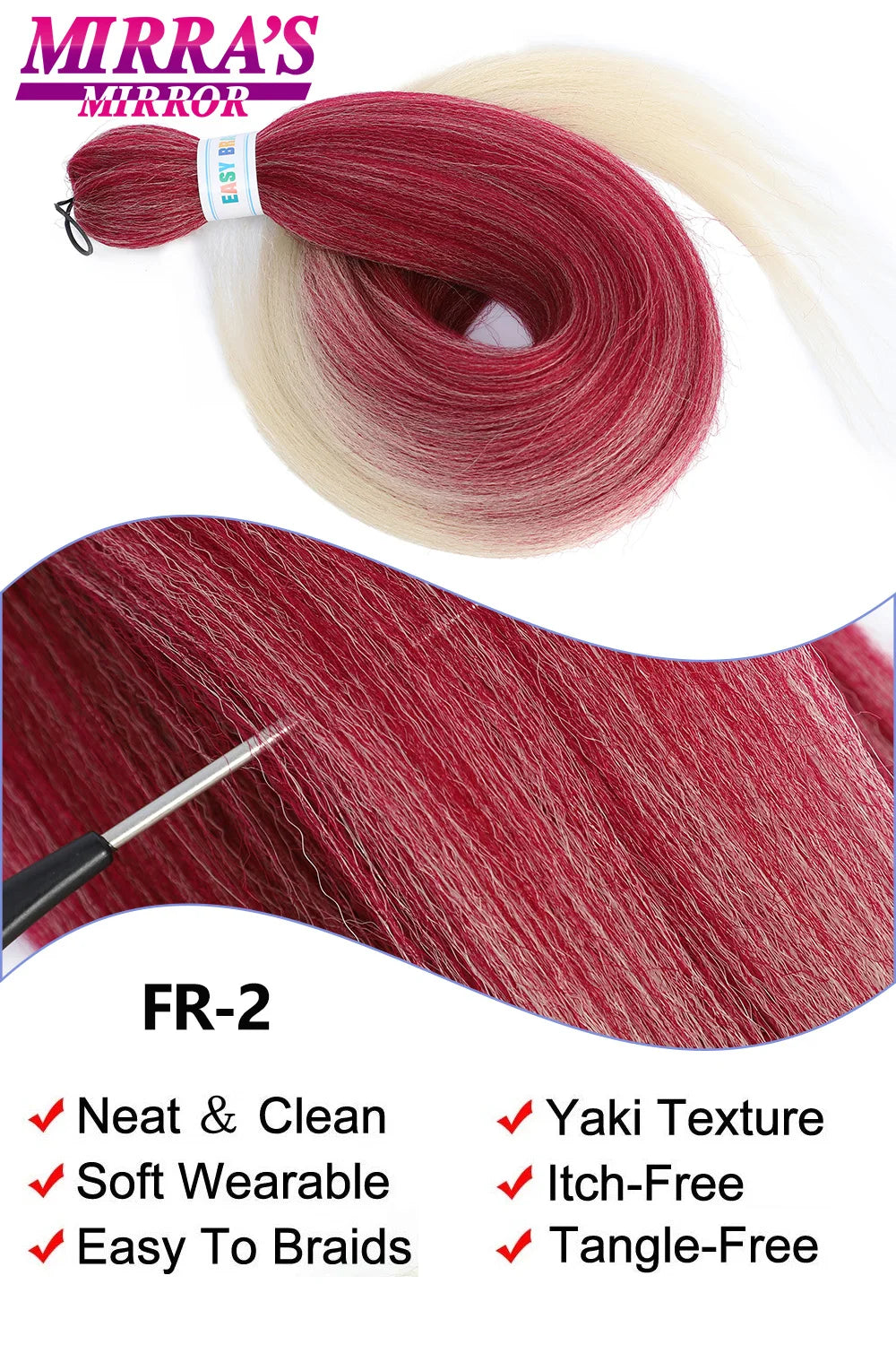 Braiding Hair Pre-stretched 26 Inch Hair Extensions for Afro Crochet Braids Synthetic Hair DIY Purple Pink Peach Red Jumbo Braid