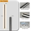 Outdoor Wall Light for House Modern Black LED  Exterior  Wall SconceWarm Light Wall Mount Lighting for Doorway Garden Garage