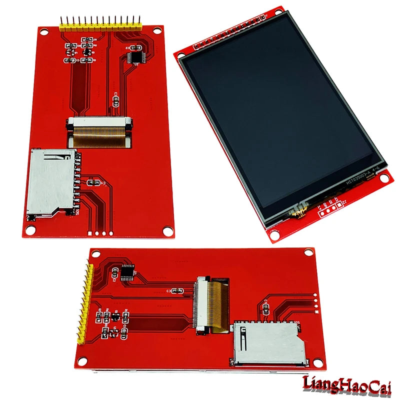 IPS HD 3.5 inch SPI serial LCD module 480*320 TFT module ILI9486 ILI9488 wide view 4 wire Touch panel 65K color adapter