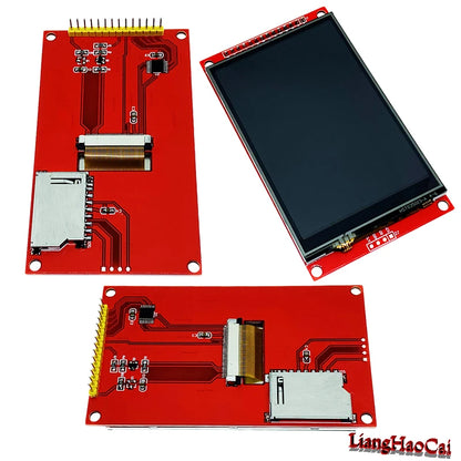 IPS HD 3.5 inch SPI serial LCD module 480*320 TFT module ILI9486 ILI9488 wide view 4 wire Touch panel 65K color adapter