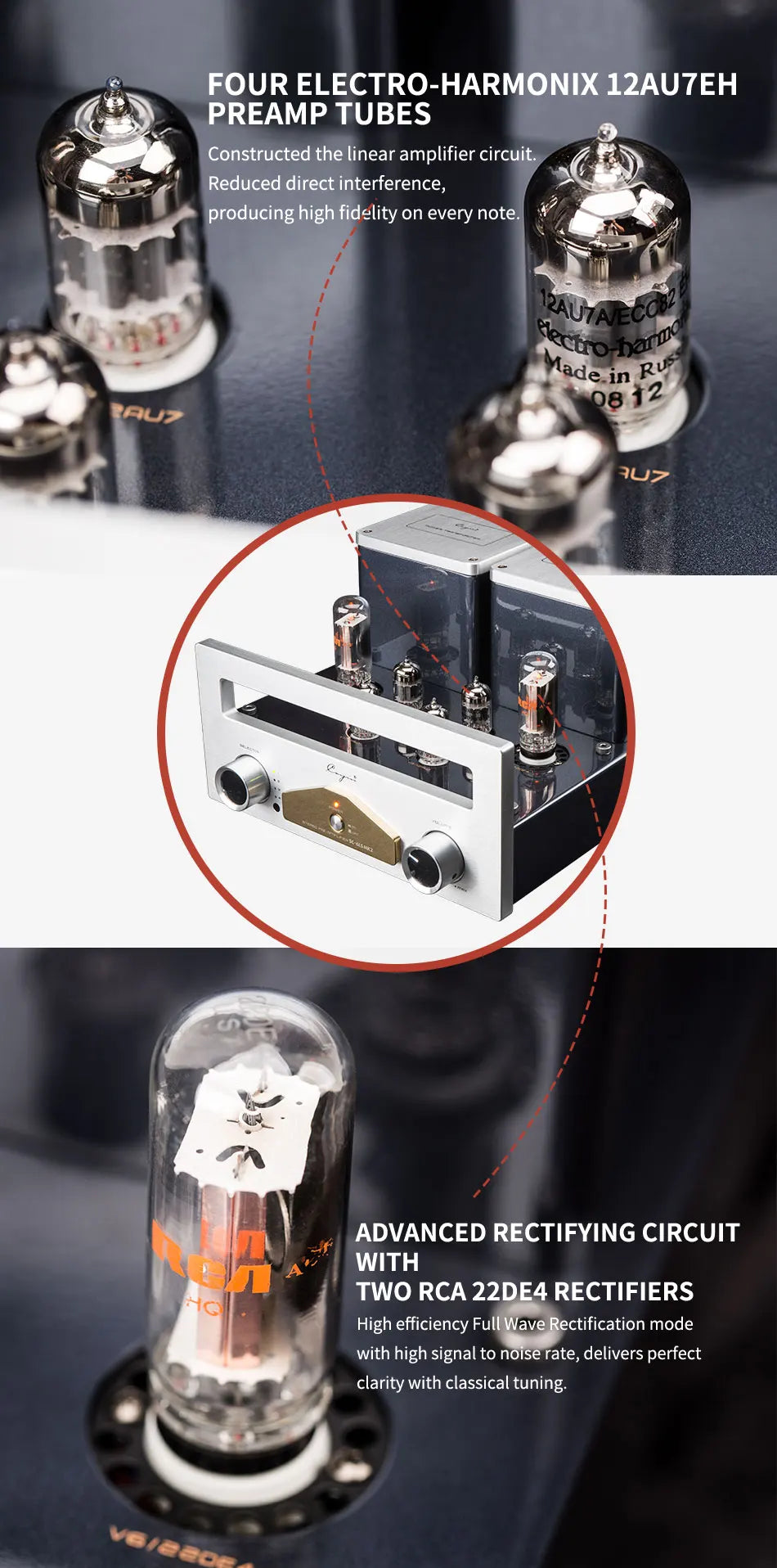 SC-6LSMK2 Stereo Vacuum Tube Preamplifier