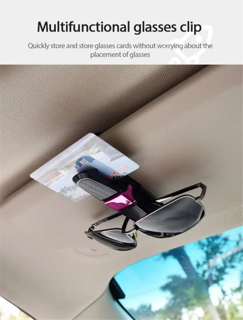 Glasses Clip Auto Car Sun Visor Glasses Bracket for Woman Men Glasses Holder Auto interior Accessories