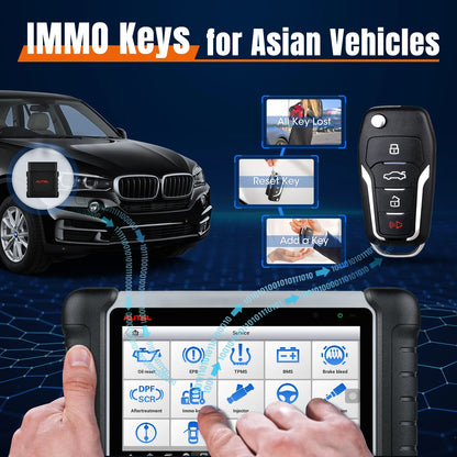 Autel MaxiCOM MK808BT PRO Car Automotivo Diagnostic Tools Bluetooth OBD2 Scanner Code Reader Diagnosis Tool PK MK808KBT MK808S