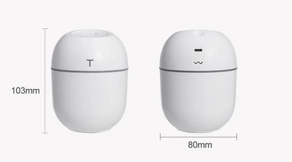 New 220ML Mini Air Humidifer Portable Ultrasonic Aroma Essential Oil Diffuser USB Mist Maker Aromatherapy Humidifiers for Home