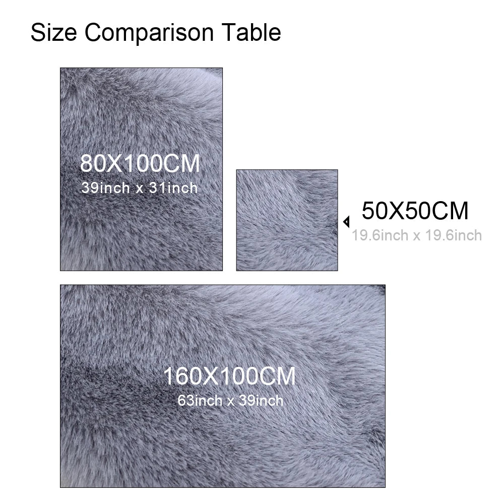1Pcs 50/80/160cm Faux Rabbit Fur Fabric 100% Polyester 10mm Pile Super Soft Plush Fabric For Handmade Stuffed Toys Sewing Fabric