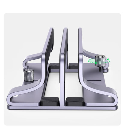 UGREEN Vertical Laptop Stand Holder For MacBook Air Pro Aluminum Foldable Notebook Stand Laptop Support MacBook Pro Tablet Stand