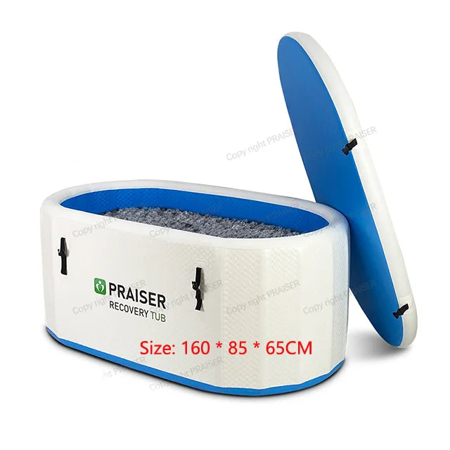 Sport Gym Foldable White Vat Top Tub Pvc Guangzhou Ice Bath Insulated Mobile Folding Portable Bathtub