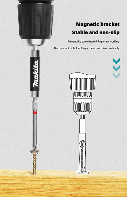 Makita B-55697 Electric Screwdriver Bits Set 43Pcs Colour Coded Cross Flower Type Hexagon Socket Bit Power Tool Attachments