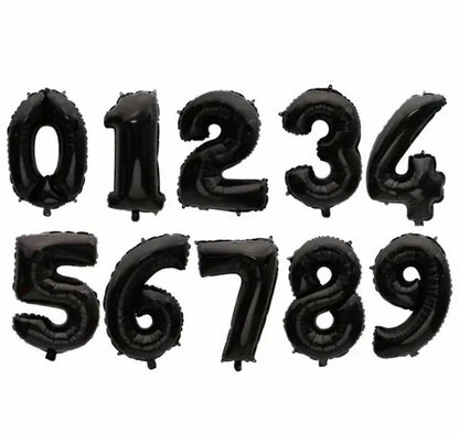 16 32 Inch Foil Birthday Balloons Number Ballon Figures Wedding Happy Birthday Party Decorations Kid Baloons Birthday