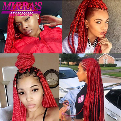 Braiding Hair Pre-stretched 26 Inch Hair Extensions for Afro Crochet Braids Synthetic Hair DIY Purple Pink Peach Red Jumbo Braid