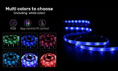 LED Strip Lights RGB ,5V 1M-30M,16 million colors, RGB , Led Strip Lighting Music Sync, Color Changing for Party Home