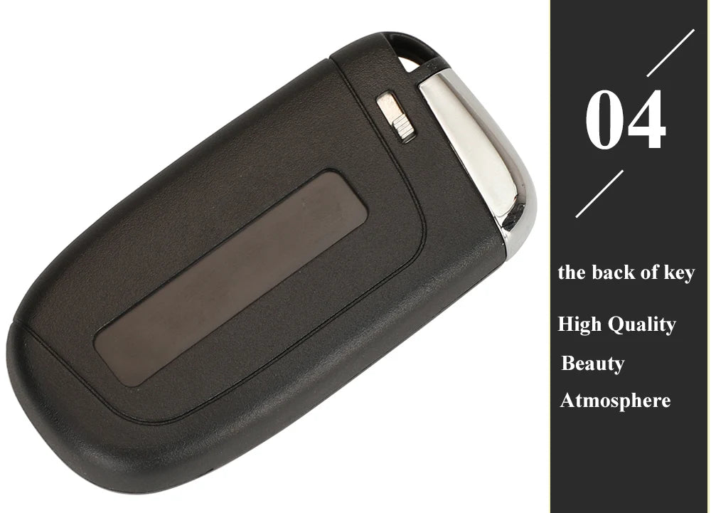 jingyuqin Aftermarket Smart Remote Key 433mhz 4A Keyless for Jeep Renegade Compass C-CUV Trailhawk SIP22 M3N-40821302 68250335AB