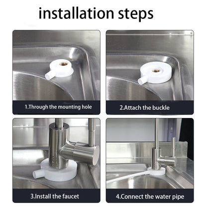 304 Stainless Steel Kitchen Water Faucet Chrome Plated 1/4 Inch Connect Reverse Osmosis Faucet For Drinking Water Purifier