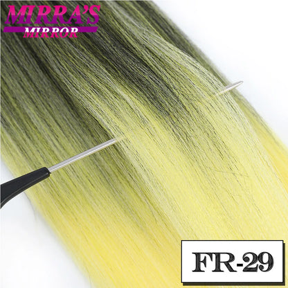 Braiding Hair Pre-stretched 26 Inch Hair Extensions for Afro Crochet Braids Synthetic Hair DIY Purple Pink Peach Red Jumbo Braid