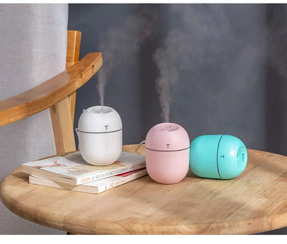 New 220ML Mini Air Humidifer Portable Ultrasonic Aroma Essential Oil Diffuser USB Mist Maker Aromatherapy Humidifiers for Home