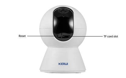 KERUI Mini Indoor Wireless 5MP WiFi IP Camera Home Security CCTV Surveillance Camera With Tuya Smart Auto Tracking Onvif