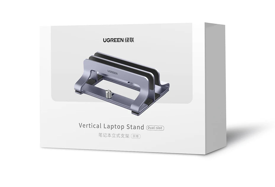 UGREEN Vertical Laptop Stand Holder For MacBook Air Pro Aluminum Foldable Notebook Stand Laptop Support MacBook Pro Tablet Stand