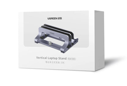 UGREEN Vertical Laptop Stand Holder For MacBook Air Pro Aluminum Foldable Notebook Stand Laptop Support MacBook Pro Tablet Stand