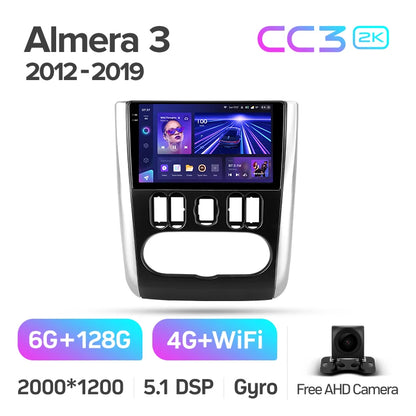 TEYES CC3 2K for Nissan Almera 3 G15 2012 - 2019 Car Radio Multimedia Video Player Navigation Stereo GPS Android 10 No 2din