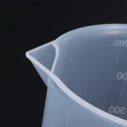 Measuring Cup Transparent Plastic Laboratory Beaker Graduated Liquid Jug Cup Kitchen Baking Cooking Measurement Scale Container