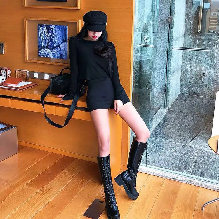 Black White Sports Elastic Casual Sexy Shorts Woman Luxury Korean Aesthetic Hot Wide Leg Summer High Waist Women's Shorts Tight