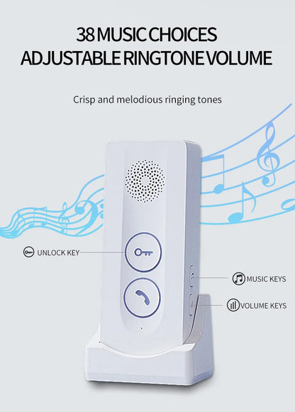 Wifi Smart Video Doorbell Smart Home Phone Security Camera With Intercom Voice Changer.