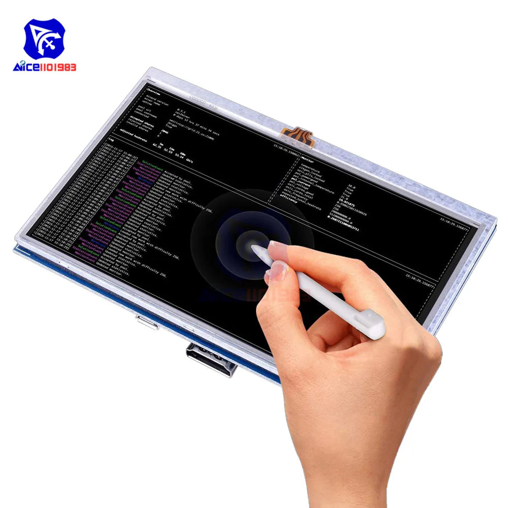 5 Inch Touch Screen ILI9486L 800x480 TFT LCD Display For Interface with Pen for Raspberry Pi 4B 3B+ 3B 2B+