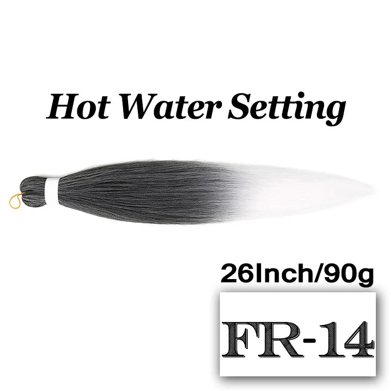 Braiding Hair Pre-stretched 26 Inch Hair Extensions for Afro Crochet Braids Synthetic Hair DIY Purple Pink Peach Red Jumbo Braid