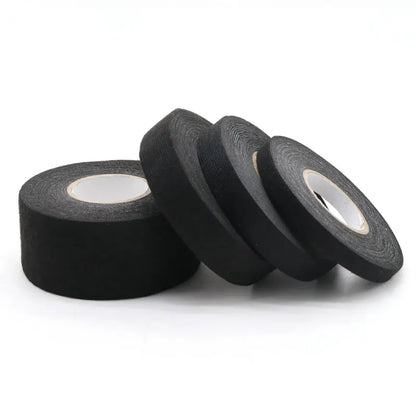 1/3/5 roll Heat-resistant Adhesive Cloth Fabric Tape 9-50mm For Automotive Cable Tape Harness Wiring Loom Electrical Heat Tapes