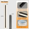 Outdoor Wall Light for House Modern Black LED  Exterior  Wall SconceWarm Light Wall Mount Lighting for Doorway Garden Garage