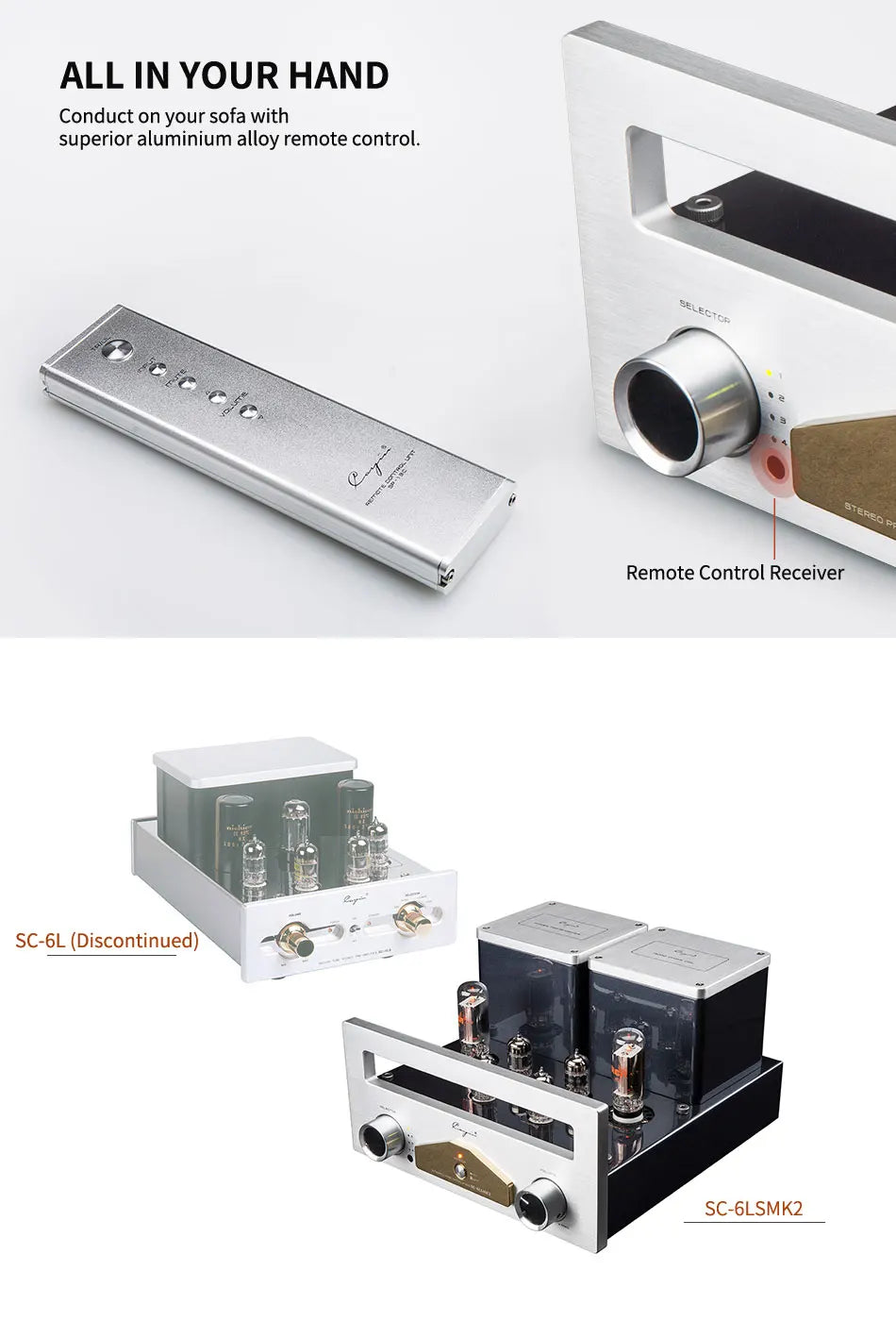 SC-6LSMK2 Stereo Vacuum Tube Preamplifier
